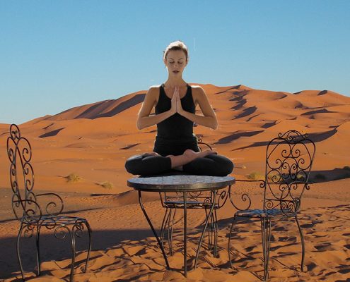 Yoga in der Wüste Yoga in der Wüste